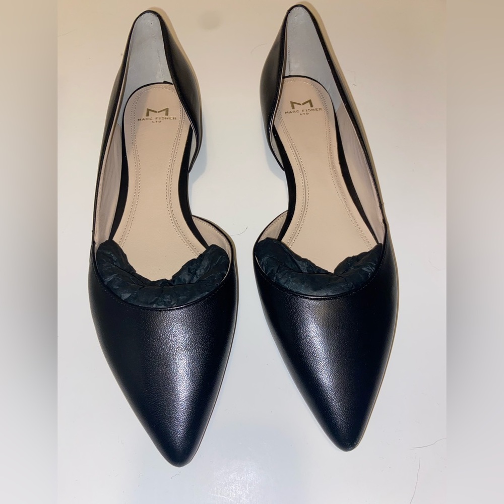 Marc Fisher D’orsay Black Flat Size 8